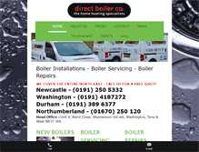 Tablet Screenshot of directboilercompany.co.uk